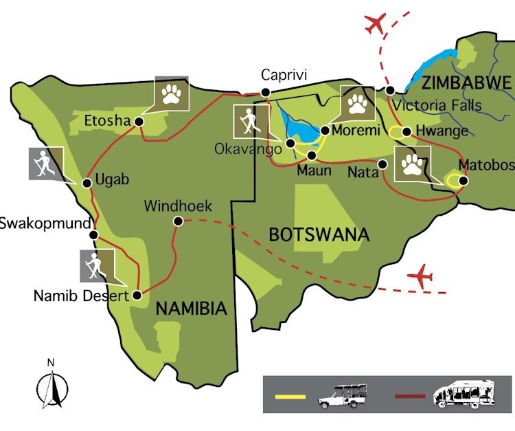Van Duinen tot Watervallen (23 dagen)