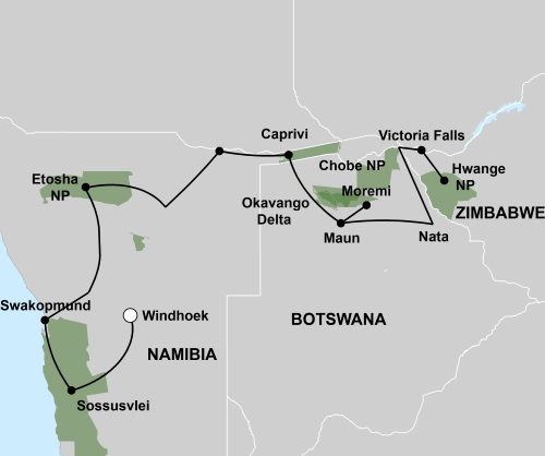 De Trans Afrika Safari (23 dagen)