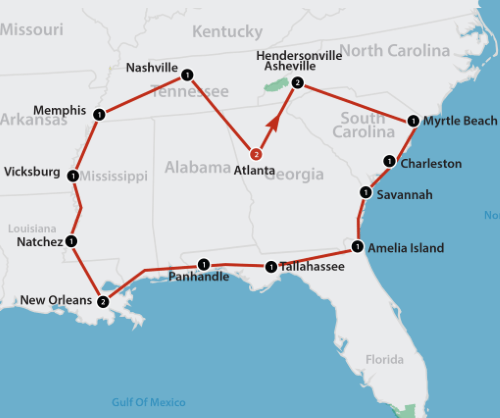 Klik op de afbeelding voor een vergroting autoreis amerika old south heritage 001.png