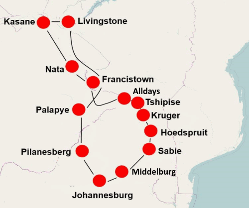 camperreis zuid-afrika botswana victoria falls vanaf johannesburg 011.png