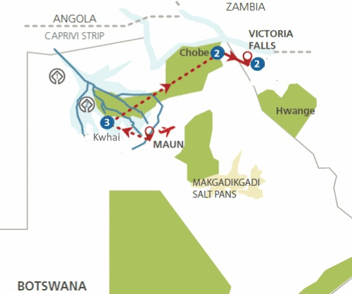 Betaalbaar Botswana (10 dagen)