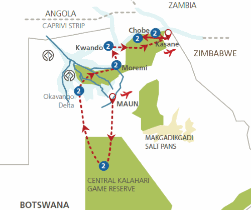 De parels van Botswana (15 dagen)