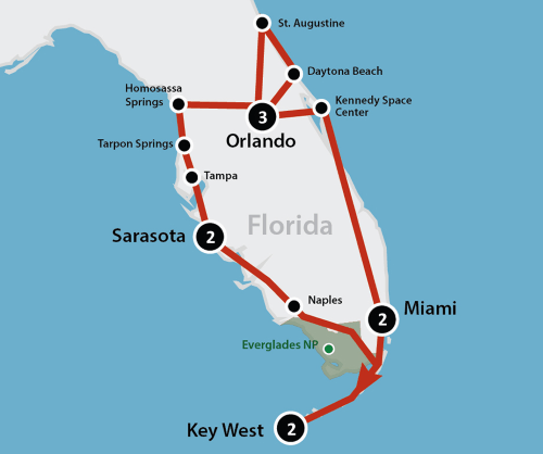 Best of Florida (12 dagen)