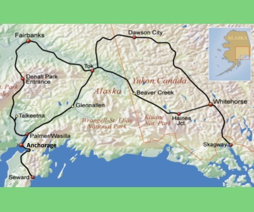 De hoogtepunten van Alaska & Yukon (16 dagen)