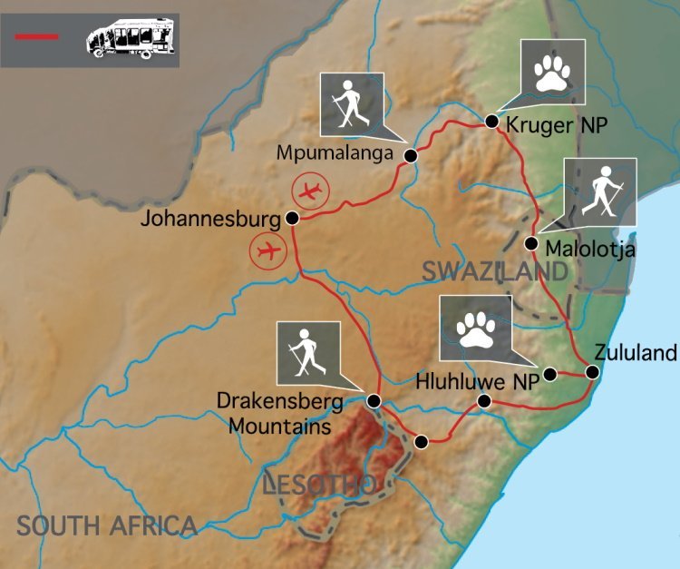 Wandelreis Zuid Afrika (17 dagen)