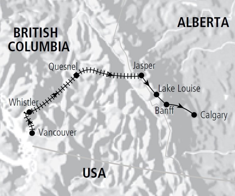 West Coast Rail Adventure (12 dagen)