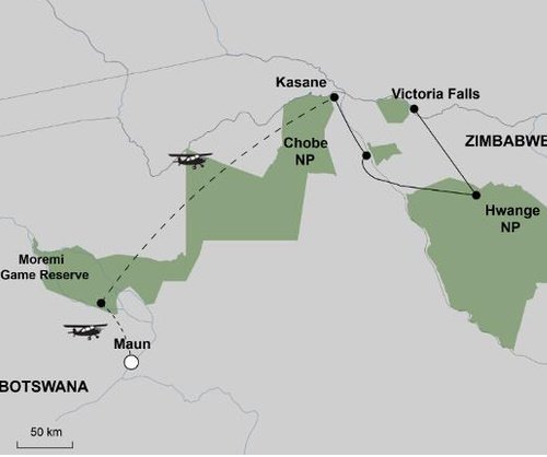 De hoogtepunten van Botswana Zimbabwe (12 dagen)