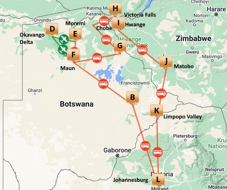Op avontuur door Botswana (20 dagen) - Zuid-Afrika - Zuid-Afrika - Johannesburg