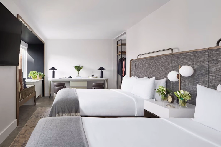yours truly dc hotel - kamer 2 bedden.webp