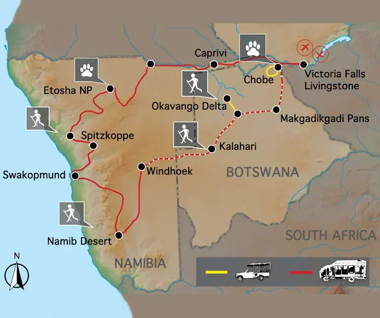 kampeersafari namibië en botswana_van desert naar delta.webp