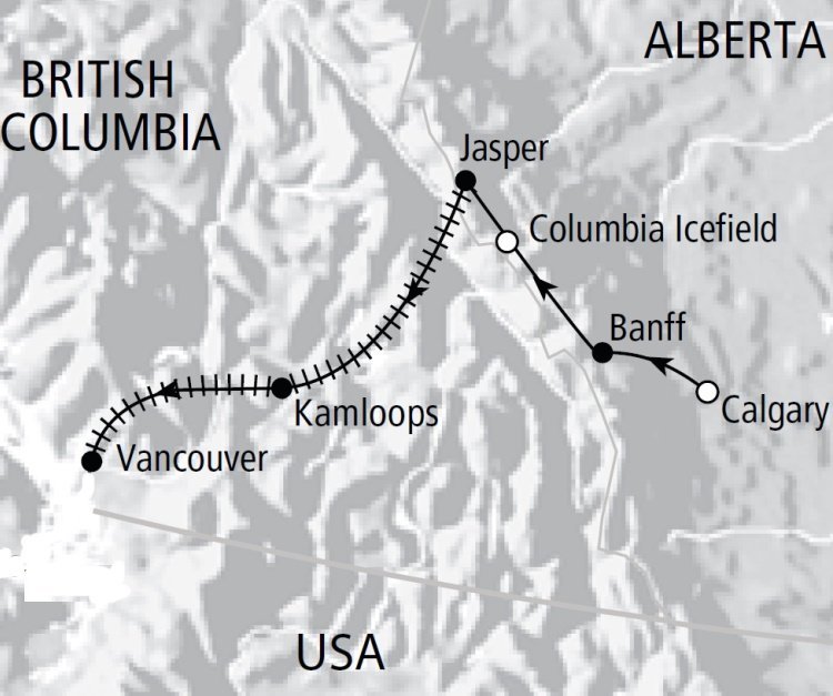 Rocky Mountain Rail Tour (10 dagen)