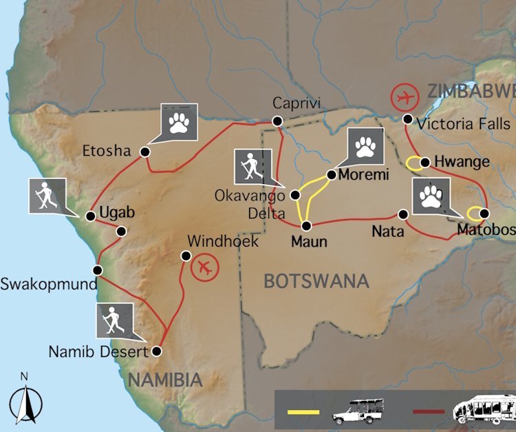 Van Duinen tot Watervallen (23 dagen) - Namibië - Namibië - Windhoek