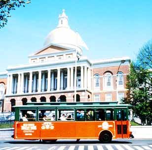 Klik op de afbeelding voor een vergroting BOSTON OLD TOWN TROLLEY TOUR