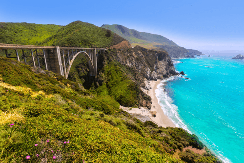 Klik op de afbeelding voor een vergroting 17 mile drive