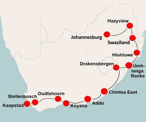 Zuid Afrika En Route (23 dagen) Zuid Afrika En Route (23 dagen)