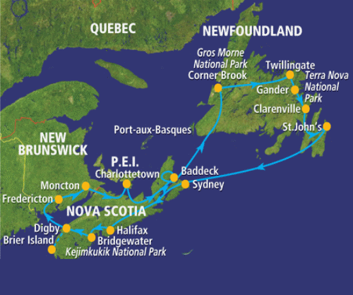 Tides & Parks of Atlantic Canada (21 dagen) Tides & Parks of Atlantic Canada (21 dagen)