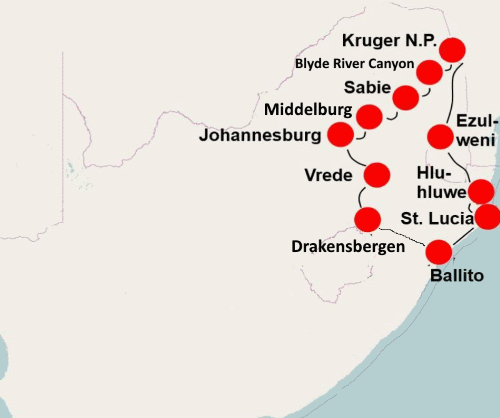 Camperrondreis Zuid-Afrika per camper (17 dagen) - van Johannesburg naar Johannesburg Camperrondreis Zuid-Afrika per camper (17 dagen) - van Johannesburg naar Johannesburg