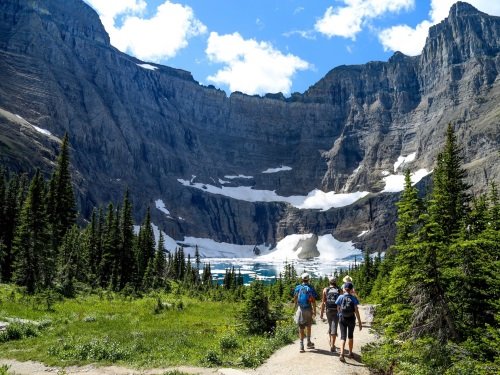 Klik op de afbeelding voor een vergroting Glacier National Park