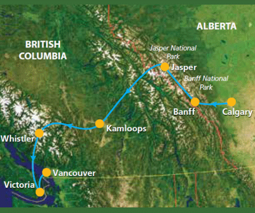 Rockies Trail (11 dagen) Rockies Trail (11 dagen)
