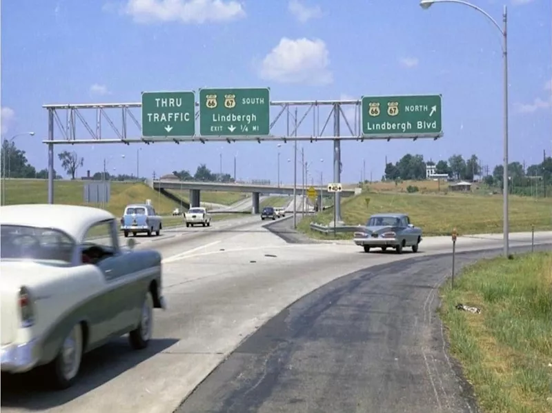 Highway 70 Bridgeton 1961 © Missouri Memories