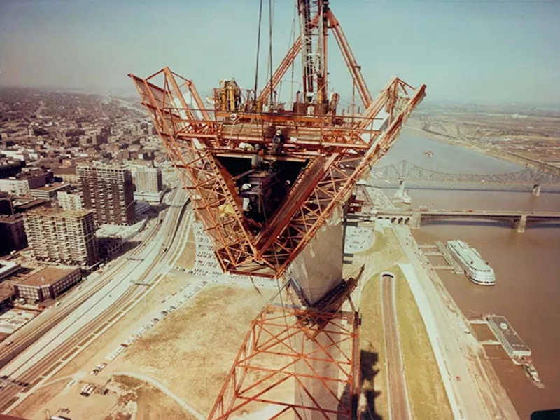 The Gateway Arch - 1965 ©St Louis History Museum