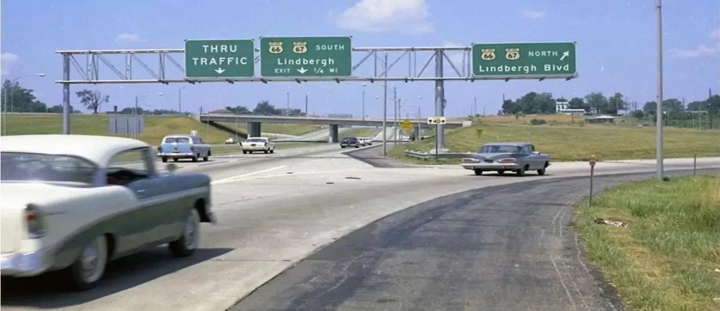 Highway 70 Bridgeton 1961 © Missouri Memories
