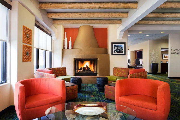 The Querque Hotel lobby.webp