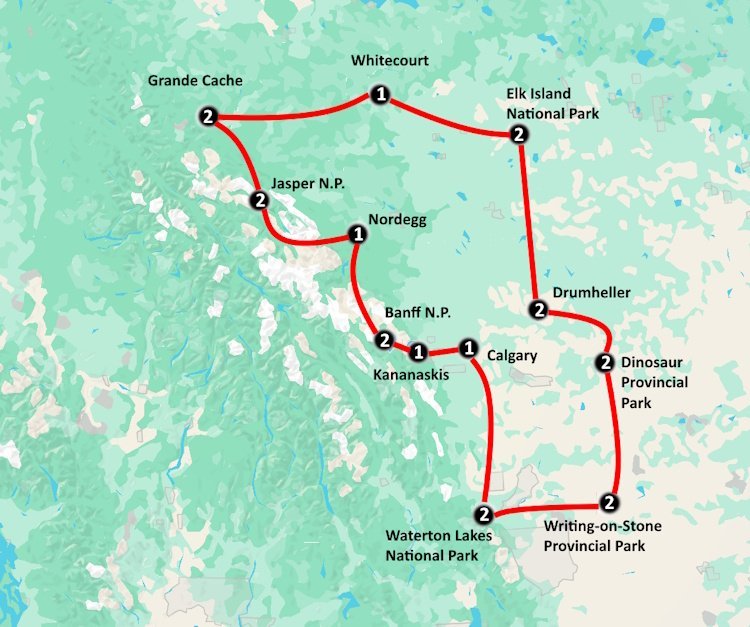 Mountains, Badlands & Dinosaurs (22 dagen) afbeelding