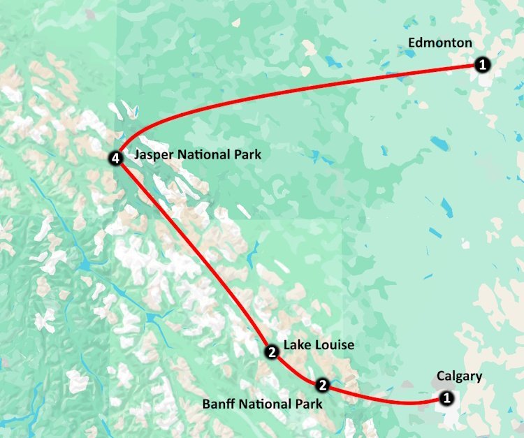 Winteravontuur in de Rockies (12 dagen)