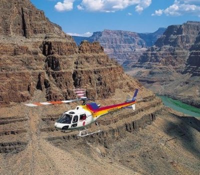 Helicopter Flight over the Grand Canyon