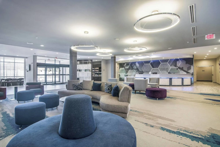 Springhill Suites Oklahoma City Downtown lounge.webp