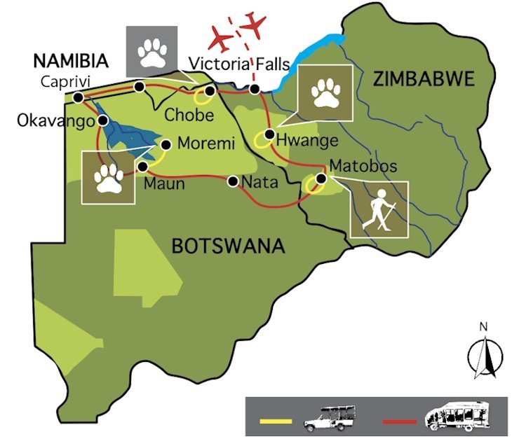 In de voetsporen van de Olifant (17 dagen).